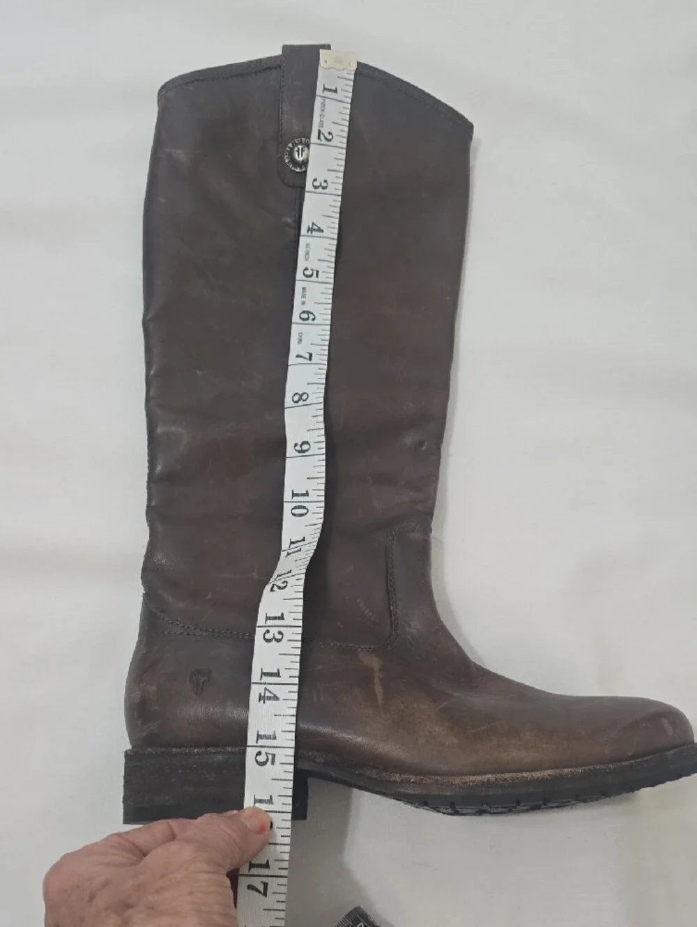 Frye Women's Dark Brown Over-the-Knee Leather Boots 6B